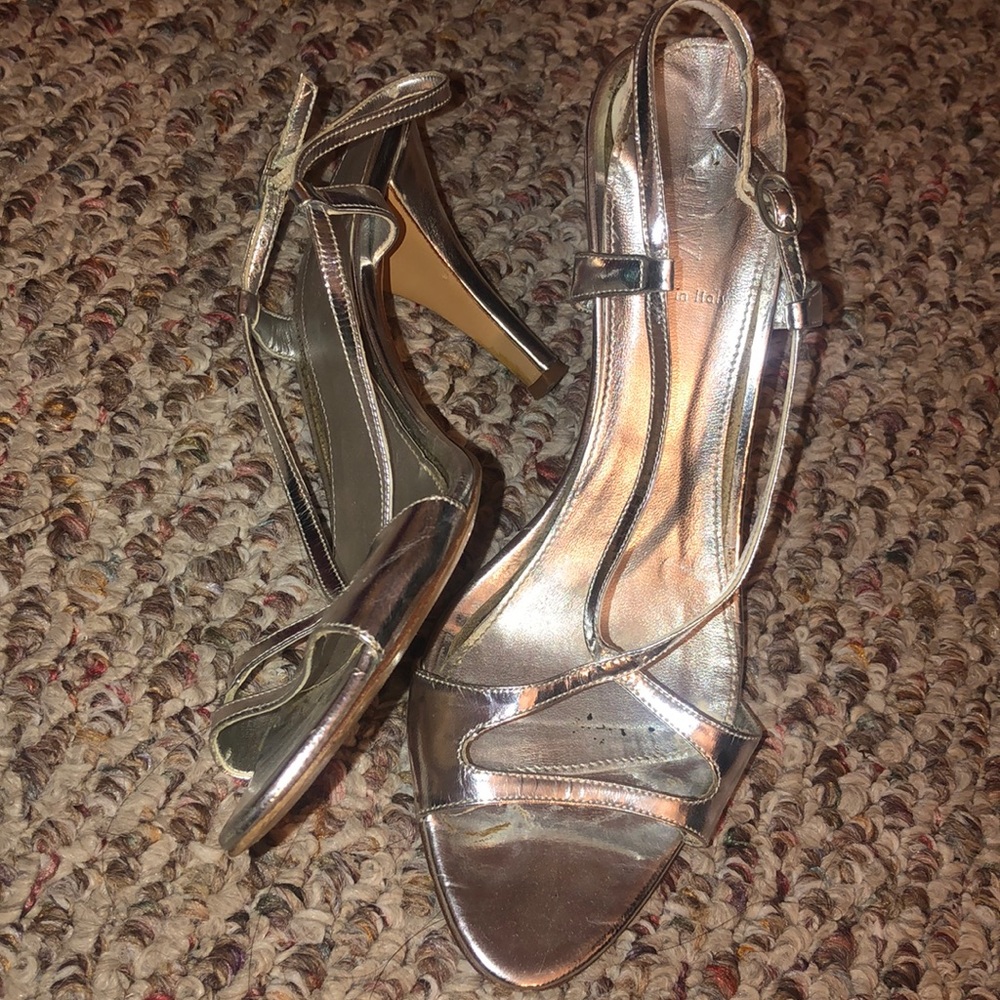 J. Crew strappy heels